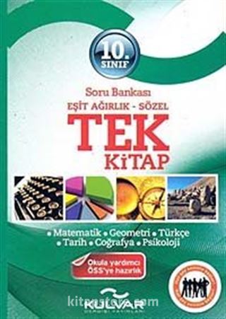 10. Sınıf Eşit Ağırlık-Sözel Tek Kitap Soru Bankası