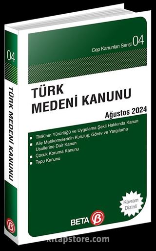 Türk Medeni Kanunu / Cep-04