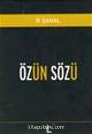 Özün Sözü