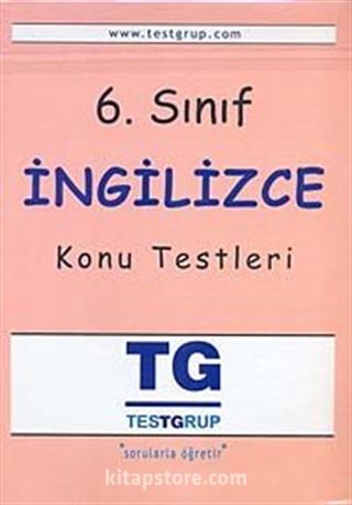 6. Sınıf İngilizce Konu Testleri