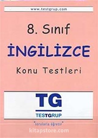 8. Sınıf İngilizce Konu Testleri