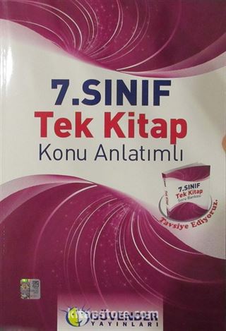 7. Sınıf Tek Kitap Konu Anlatımlı