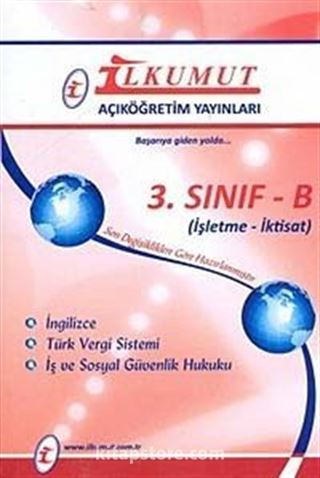 AÖF 3. Sınıf B / İşletme-İkisat (Ortak)