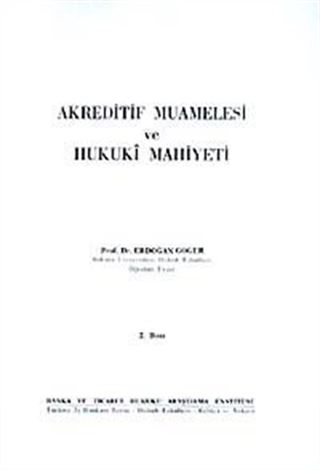 Akreditif Muamelesi ve Hukuki Mahiyeti