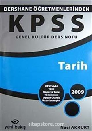 KPSS Genel Yetenek Ders Notu Tarih