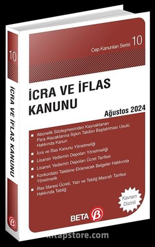 İcra ve İflas Kanunu / Cep 10