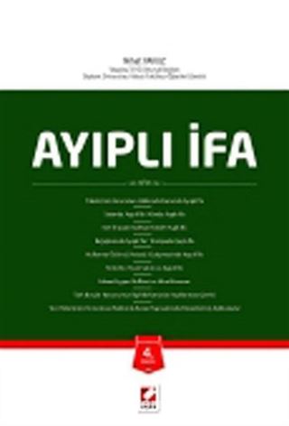 Ayıplı İfa / Ciltli