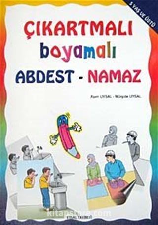 Çıkartmalı Boyamalı Abdest-Namaz