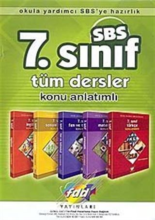 7. Sınıf Tüm Dersler Konu Anlatımlı Modüler Set