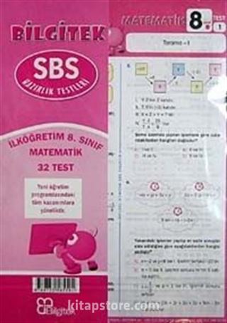 SBS Matematik 8. Sınıf Çek Kopar (32 Yaprak Test)