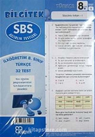 SBS Türkçe 8. Sınıf Çek Kopar (32 Yaprak Test)