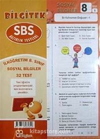 SBS Sosyal Bilgiler 8. Sınıf Çek Kopar (32 Yaprak Test)