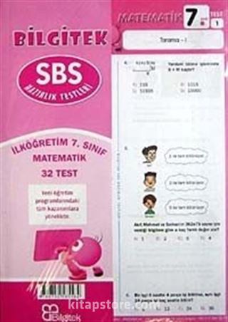 SBS Matematik 7. Sınıf Çek Kopar (32 Yaprak Test)