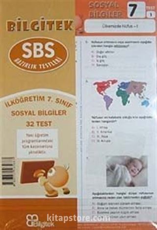 SBS Sosyal Bilgiler 7. Sınıf Çek Kopar (32 Yaprak Test)