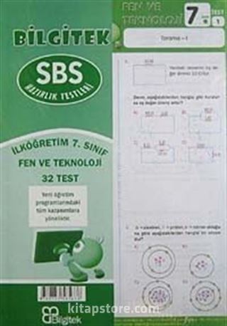 SBS Fen ve Teknoloji 7. Sınıf Çek Kopar (32 Yaprak Test)