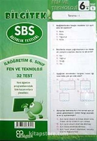 SBS Fen ve Teknoloji 6. Sınıf Çek Kopar (32 Yaprak Test)