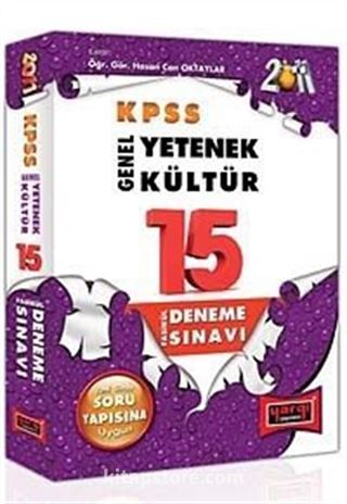 2011 KPSS Genel Yetenek-Genel Kültür 15 Fasikül Deneme Sınavı