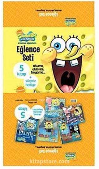 SüngerBob Karepantolon-Eğlence Seti / 5 Kitap+Süpriz Hediye