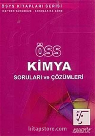 ÖSS Kimya Soruları ve Çözümleri