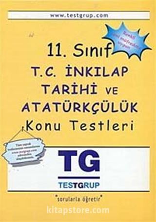 11. Sınıf T.C. İnkılap Tarihi ve Atatürkçülük Konu Testleri