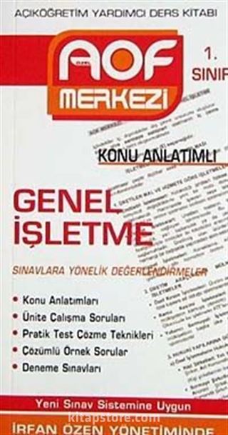 Genel İşletme Konu Anlatımlı 1. Sınıf