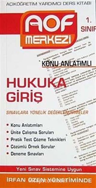 Hukuka Giriş Konu Anlatımlı 1. Sınıf