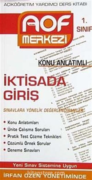 İktisada Giriş Konu Anlatımlı 1. Sınıf