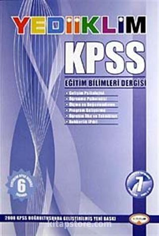 KPSS Eğitim Bilimleri Dergisi-7