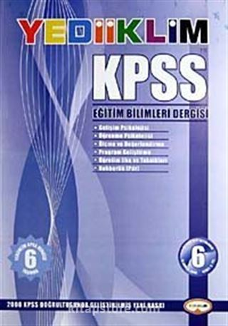 KPSS Eğitim Bilimleri Dergisi-6