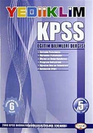 KPSS Eğitim Bilimleri Dergisi-5