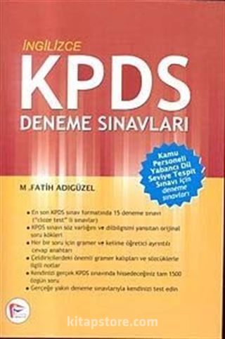 İngilizce KPDS Deneme Sınavları