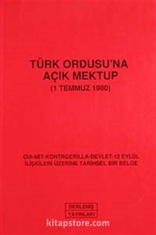 Türk Ordusu'na Açık Mektup