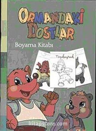 Ormandaki Dostlar - Boyama Kitabı