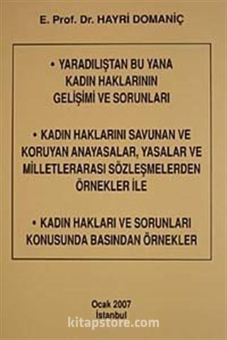 Yaradılıştan Bu Yana Kadın Haklarının Gelişimi ve Sorunları