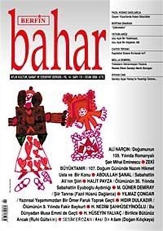 Berfin Bahar Aylık Kültür Sanat ve Edebiyat Dergisi Ocak 2009 / 131 Sayı