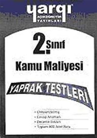 AÖF 2. Sınıf Kamu Maliyesi Yaprak Testleri