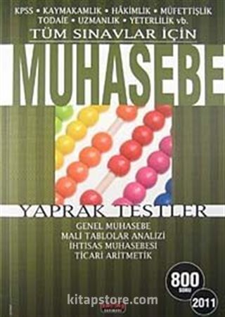 2011 KPSS Muhasebe Yaprak Testler 800 Soru