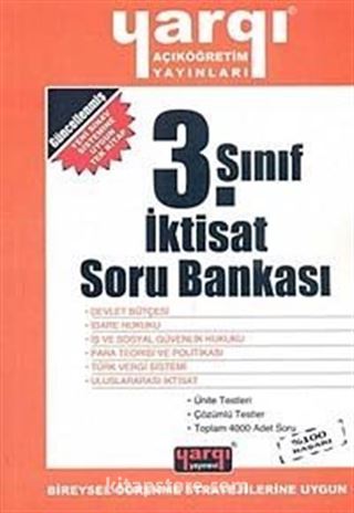 AÖF 3. Sınıf İktisat Soru Bankası