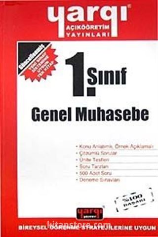 AÖF 1. Sınıf Genel Muhasebe