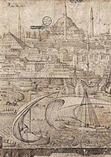 Melchior Lorichs' Panorama of Istanbul - 1559