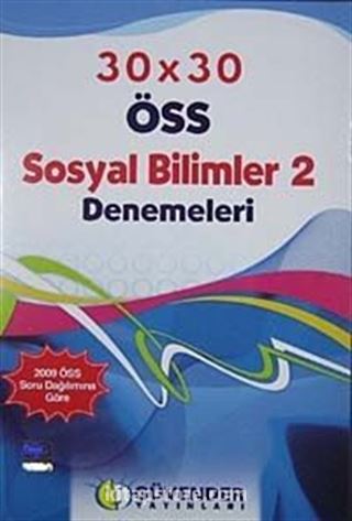 30 X 30 ÖSS Sosyal Bilimler-2 Denemeleri