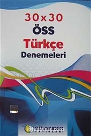 30 X 30 ÖSS Türkçe Denemeleri