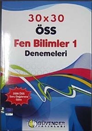 30 X 30 ÖSS Fen Bilimleri-1 Denemeleri