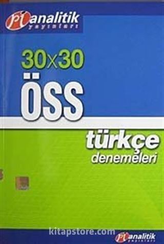 30 X 30 ÖSS Türkçe Denemeleri