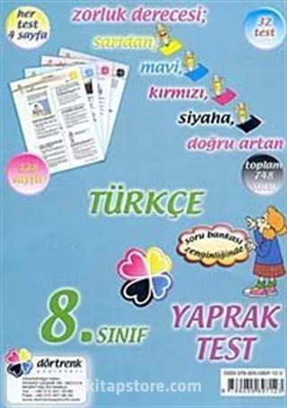 8. Sınıf Türkçe Yaprak Test