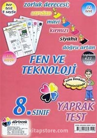 8. Sınıf Fen ve Teknoloji Yaprak Test