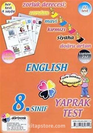 8. Sınıf English Yaprak Test