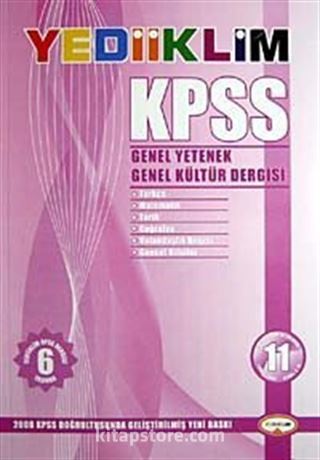 KPSS Genel Yetenek-Genel Kültür Dergisi-11