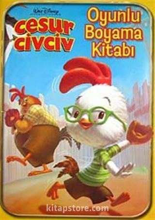 Cesur Civciv Oyunlu Boyama Kitabı