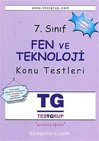 7. Sınıf Fen ve Teknoloji Konu Testleri